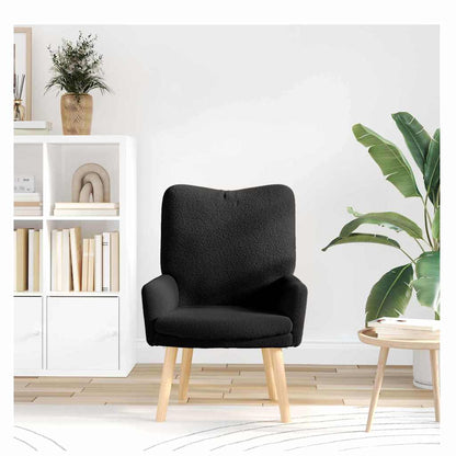Relaxing Chair Black 63 x 67 x 94 cm Fabric