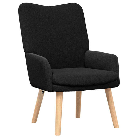 Relaxing Chair Black 63 x 67 x 94 cm Fabric