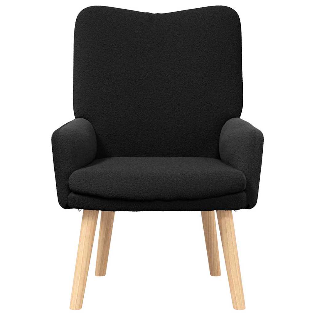 Relaxing Chair Black 63 x 67 x 94 cm Fabric