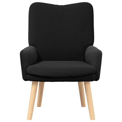 Relaxing Chair Black 63 x 67 x 94 cm Fabric