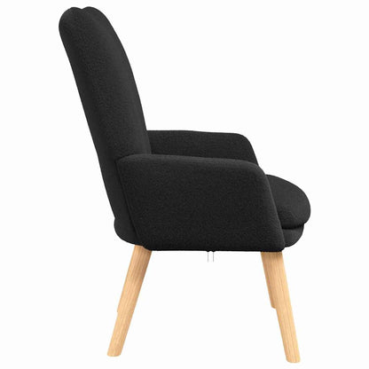 Relaxing Chair Black 63 x 67 x 94 cm Fabric