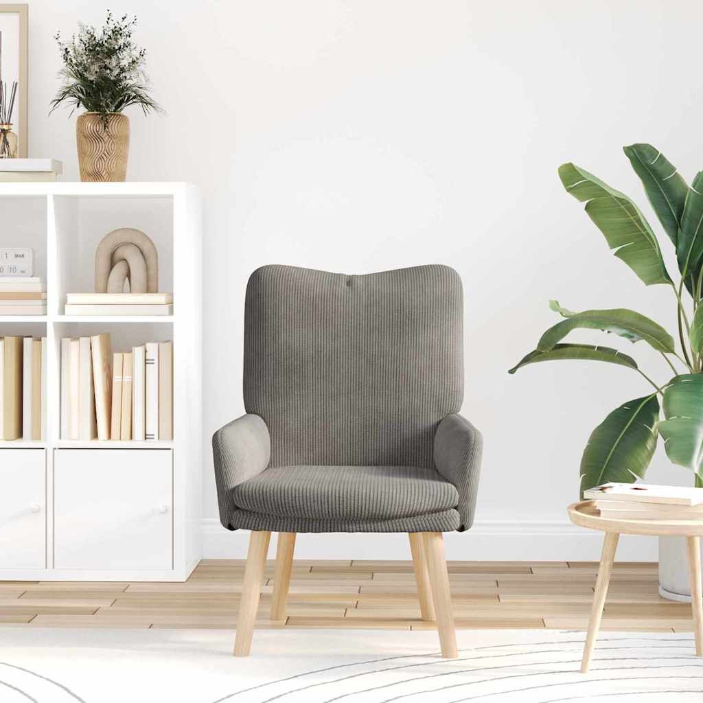 Relaxing Chair Light grey 63 x 67 x 94 cm Fabric