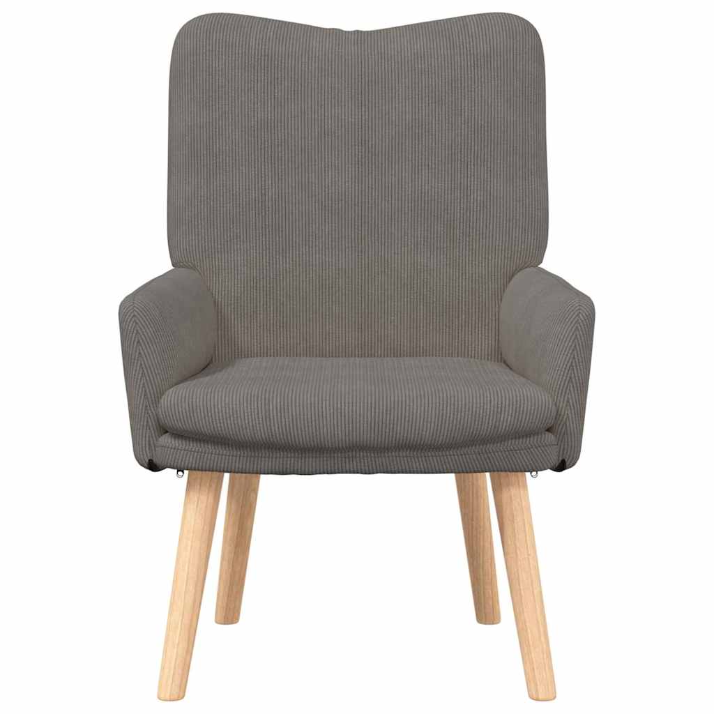 Relaxing Chair Light grey 63 x 67 x 94 cm Fabric