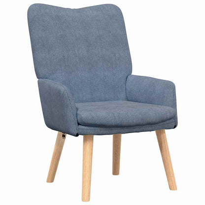 Relaxing Chair Blue 63 x 67 x 94 cm Fabric