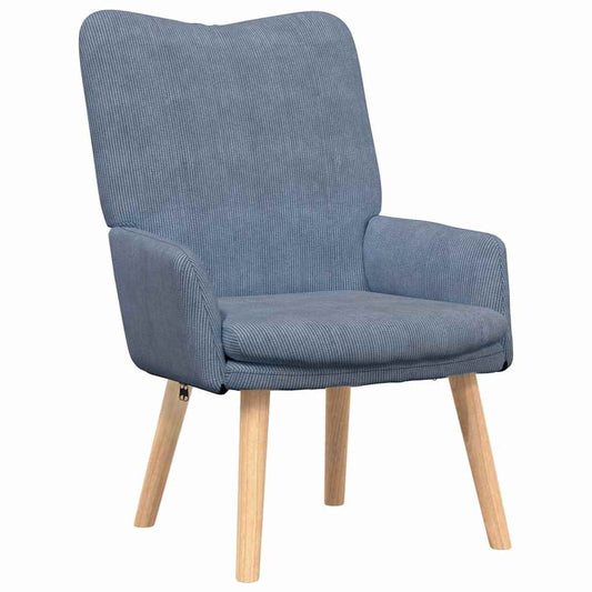 Relaxing Chair Blue 63 x 67 x 94 cm Fabric