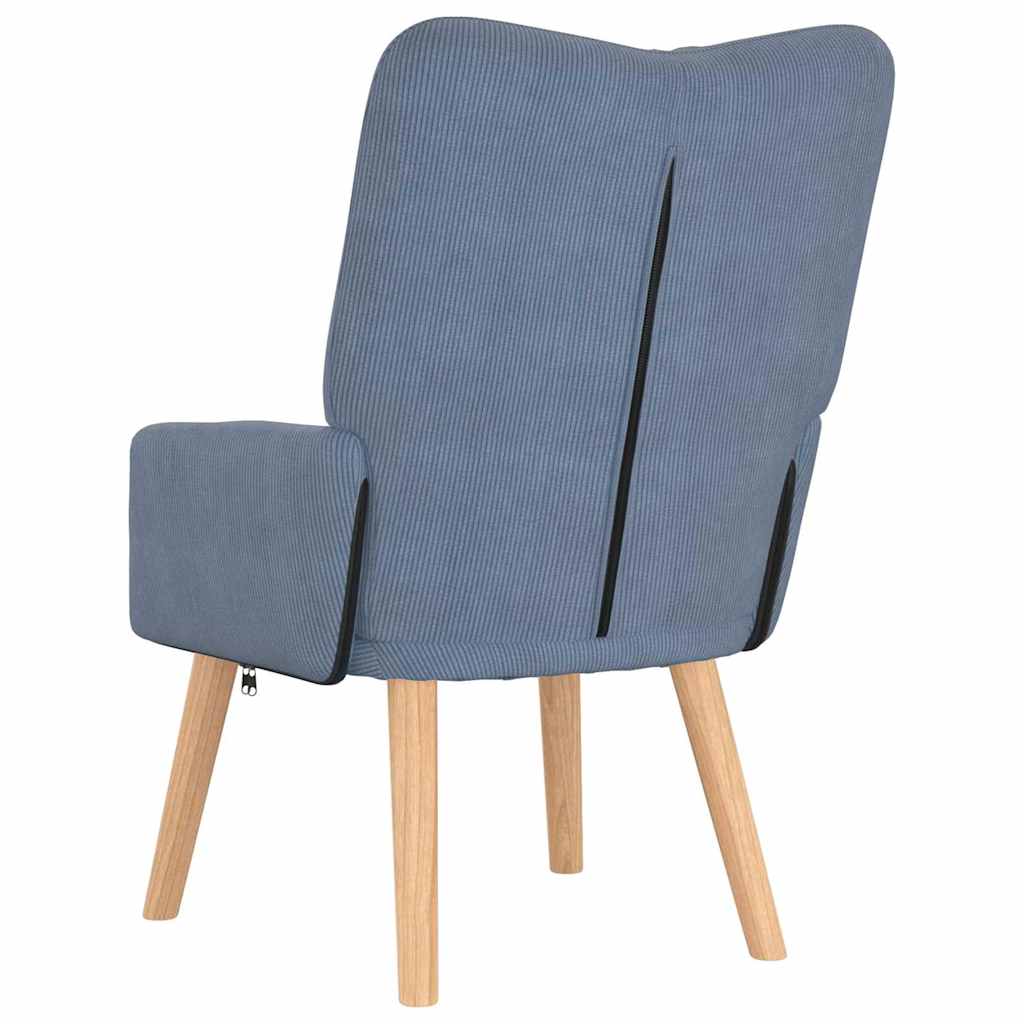 Relaxing Chair Blue 63 x 67 x 94 cm Fabric