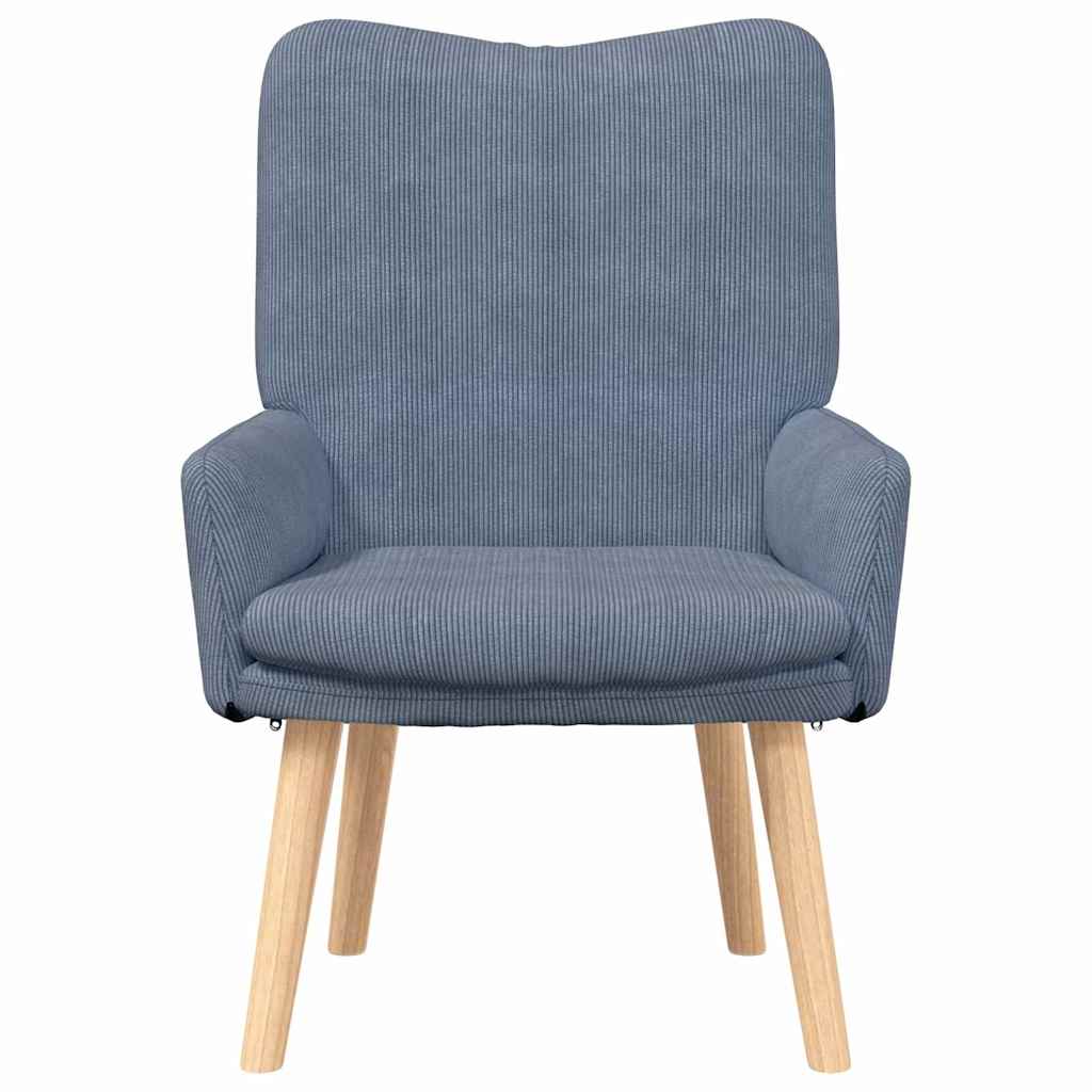 Relaxing Chair Blue 63 x 67 x 94 cm Fabric