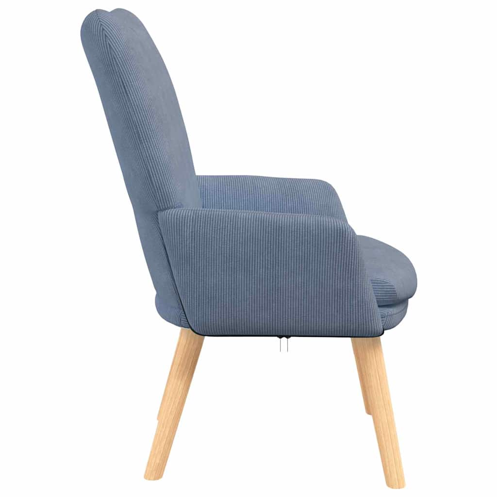 Relaxing Chair Blue 63 x 67 x 94 cm Fabric