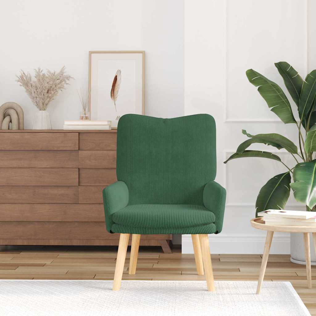 Relaxing Chair Jungle green 63 x 67 x 94 cm Fabric