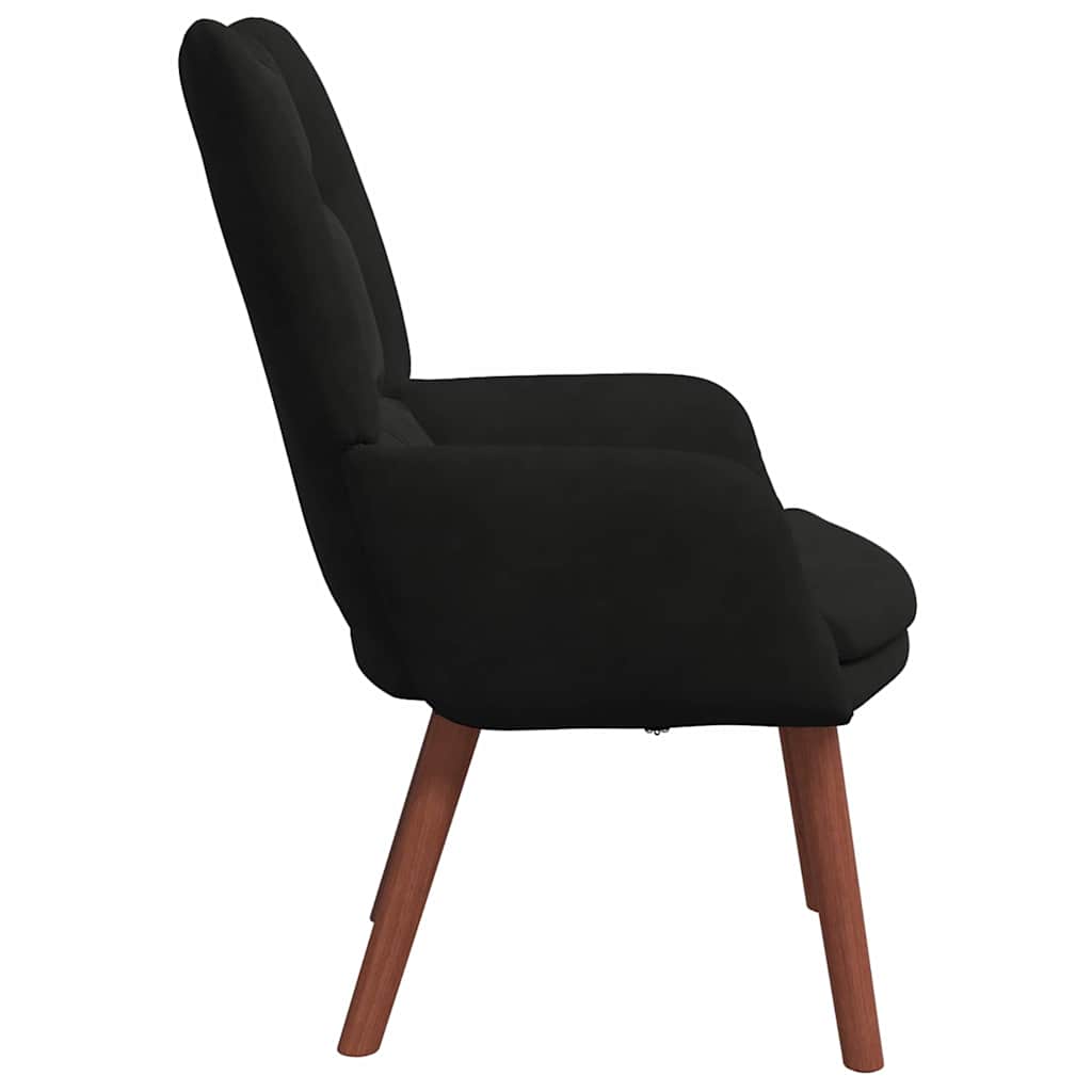 Relaxing Chair Black 63 x 67 x 94 cm Velvet