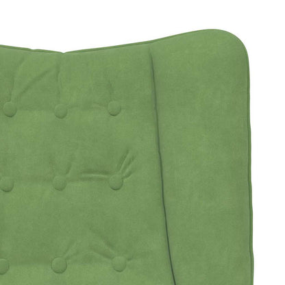 Relaxing Chair Light green 63 x 67 x 94 cm Velvet