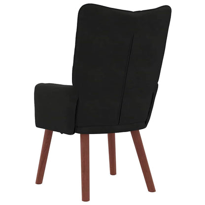 Relaxing Chair Black 63 x 67 x 94 cm Velvet