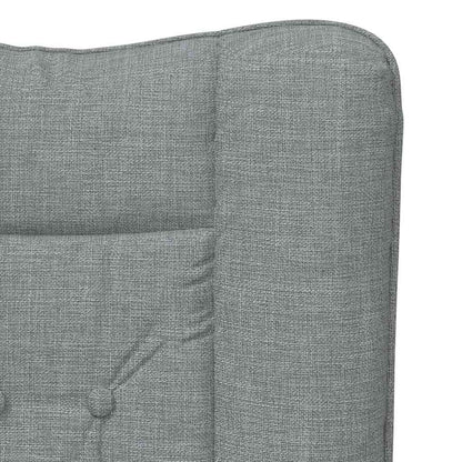 Relaxing Chair Light grey 63 x 67 x 94 cm Fabric