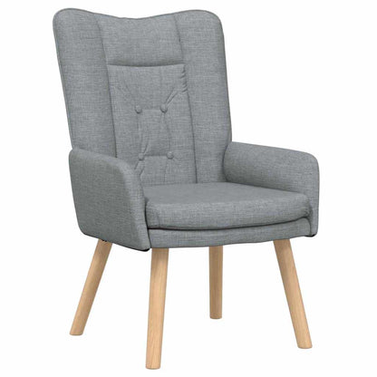 Relaxing Chair Light grey 63 x 67 x 94 cm Fabric