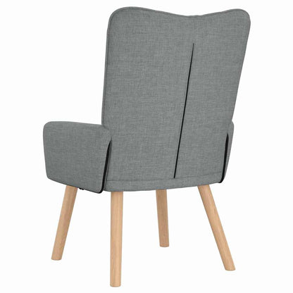 Relaxing Chair Light grey 63 x 67 x 94 cm Fabric