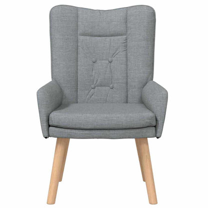 Relaxing Chair Light grey 63 x 67 x 94 cm Fabric