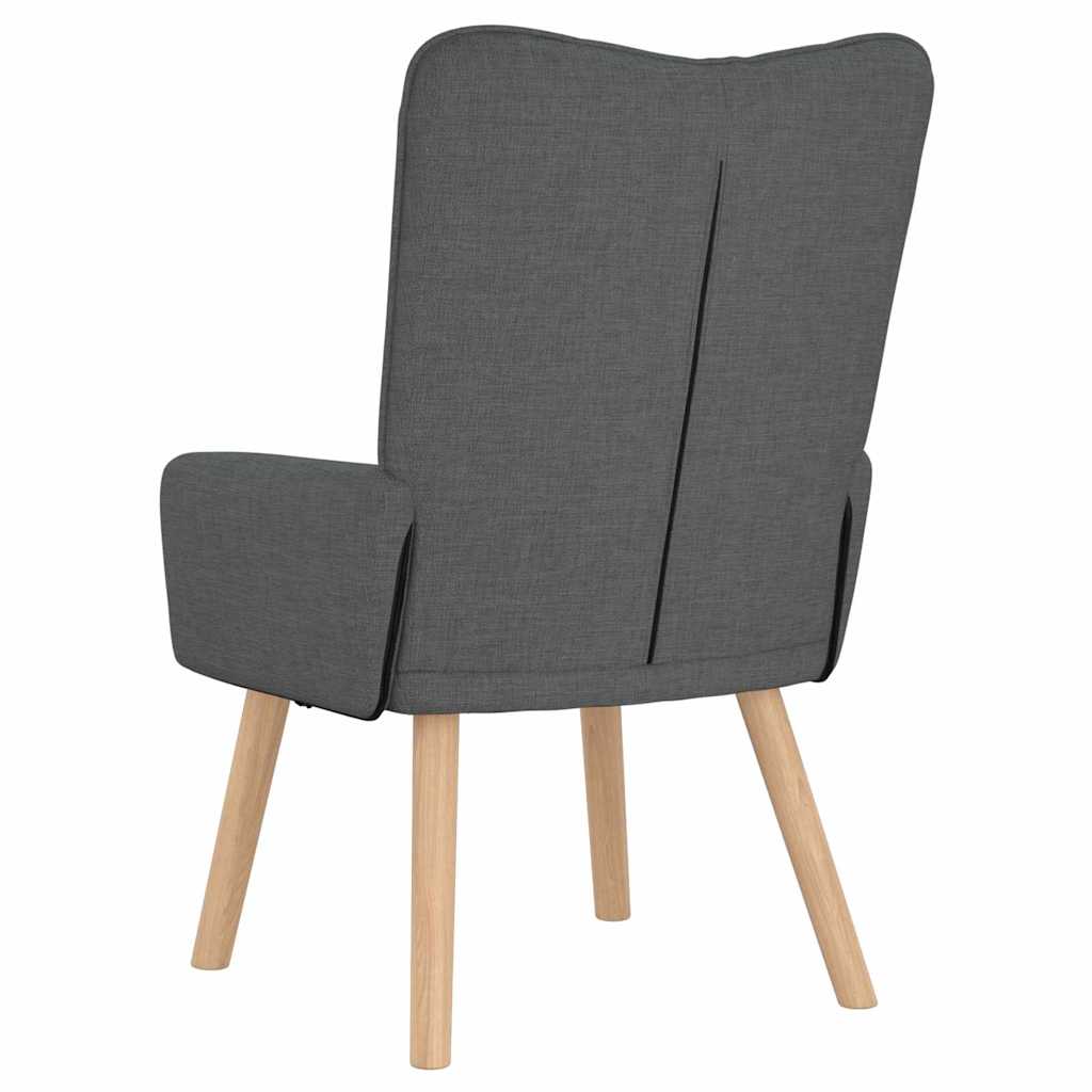Relaxing Chair Dark grey 63 x 67 x 94 cm Fabric