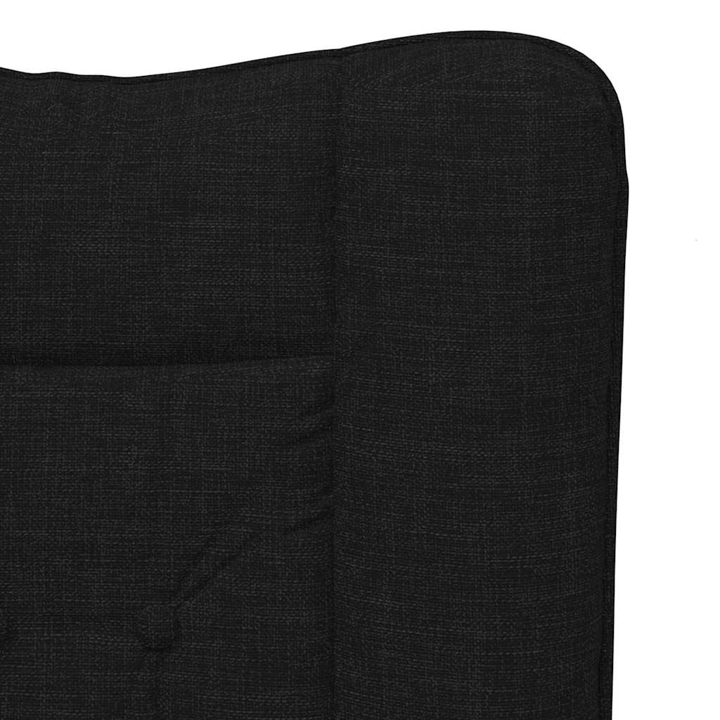 Relaxing Chair Black 63 x 67 x 94 cm Fabric