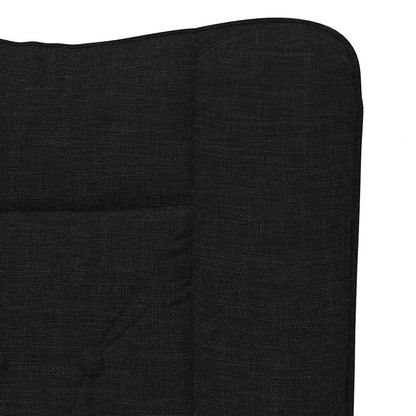 Relaxing Chair Black 63 x 67 x 94 cm Fabric