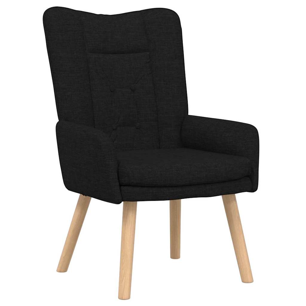 Relaxing Chair Black 63 x 67 x 94 cm Fabric