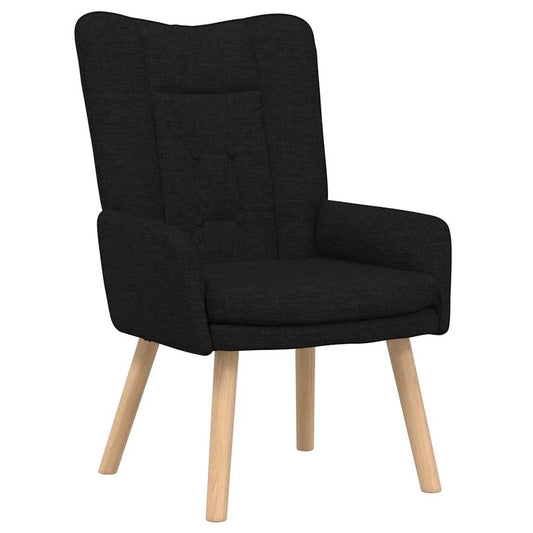 Relaxing Chair Black 63 x 67 x 94 cm Fabric