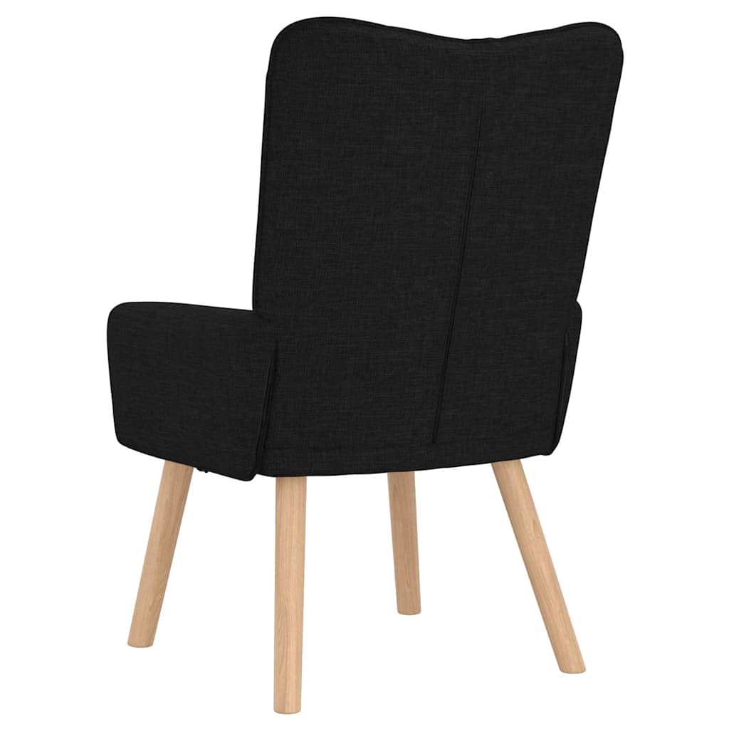 Relaxing Chair Black 63 x 67 x 94 cm Fabric