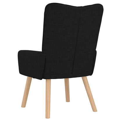 Relaxing Chair Black 63 x 67 x 94 cm Fabric