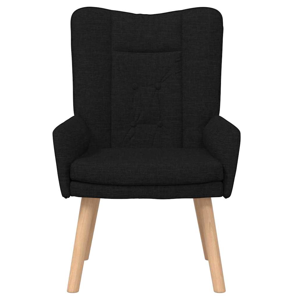 Relaxing Chair Black 63 x 67 x 94 cm Fabric