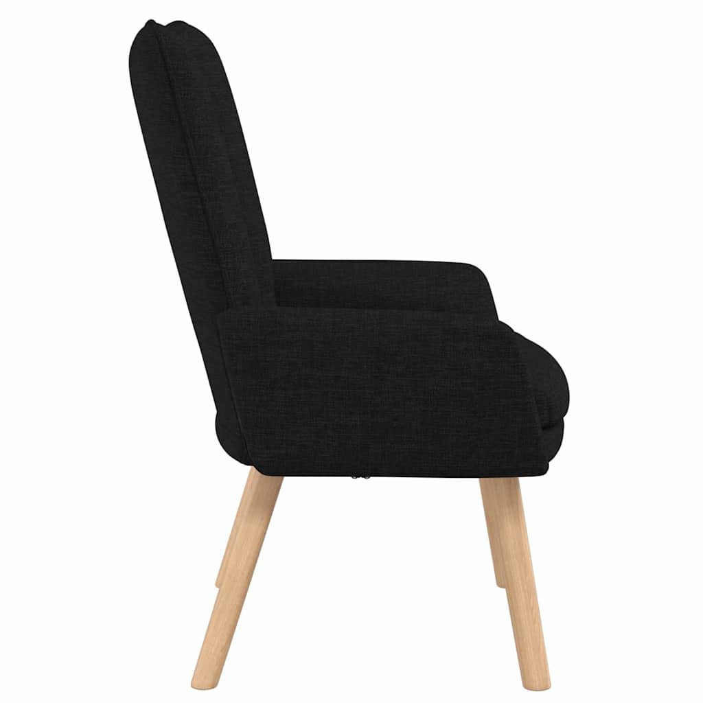 Relaxing Chair Black 63 x 67 x 94 cm Fabric