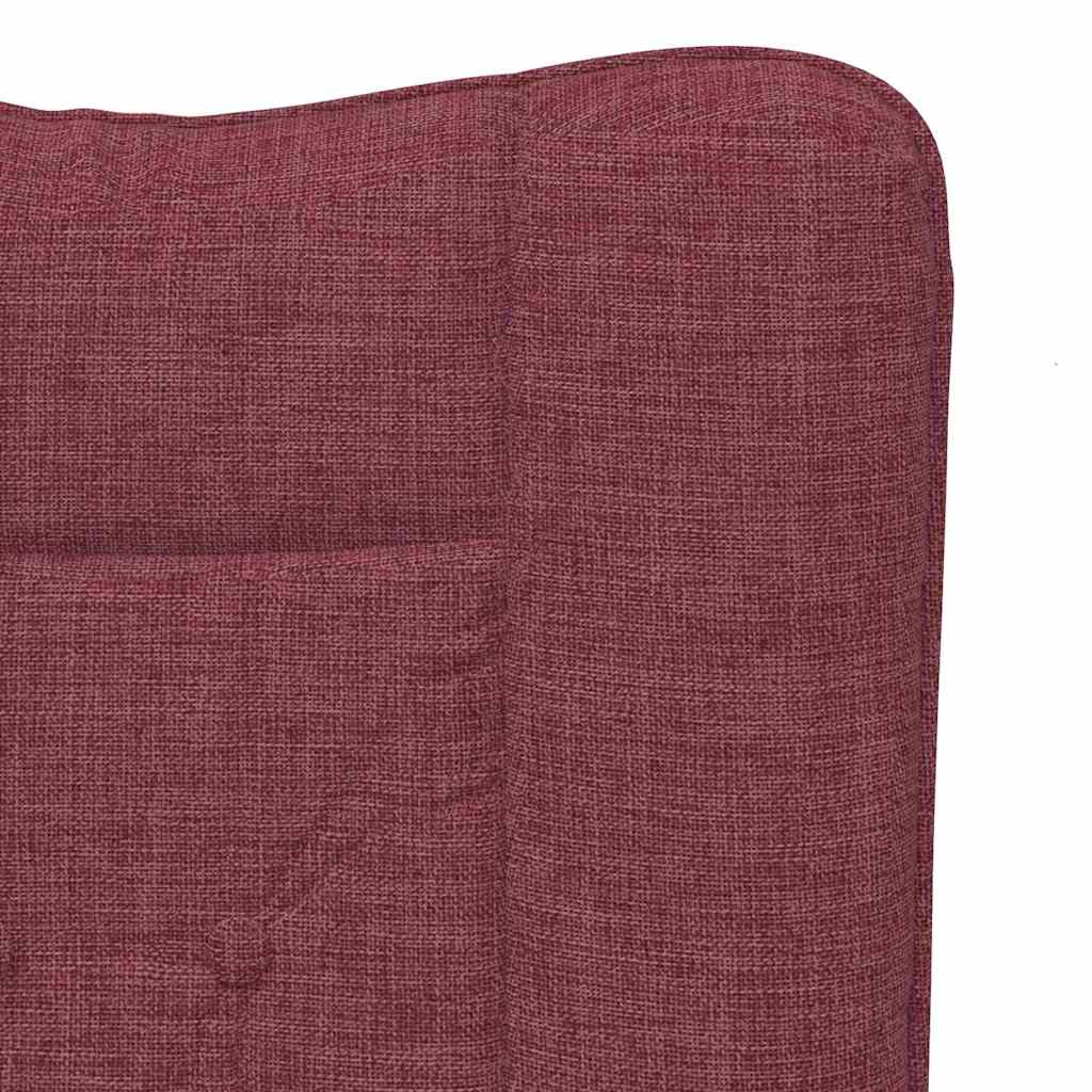 Relaxing Chair Wine red 63 x 67 x 94 cm Fabric