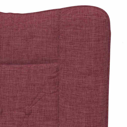 Relaxing Chair Wine red 63 x 67 x 94 cm Fabric