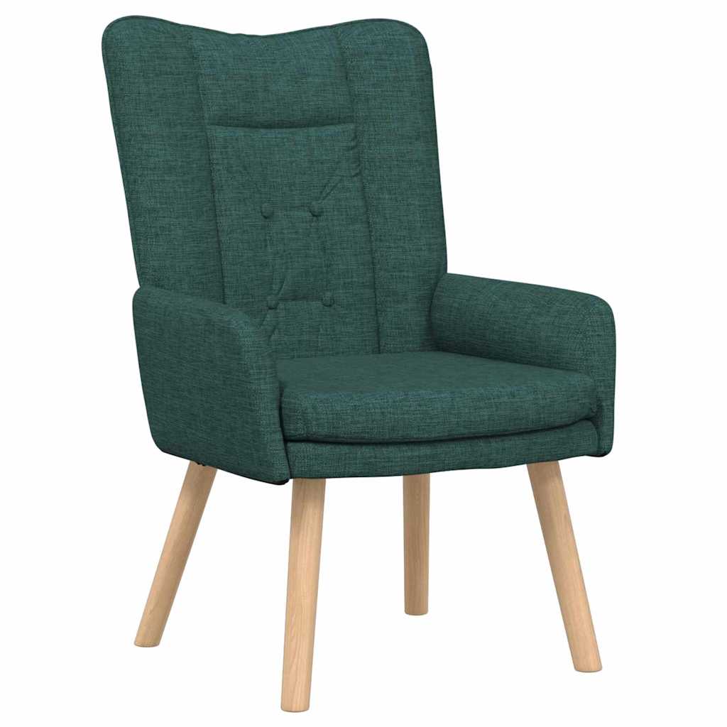 Relaxing Chair Dark green 63 x 67 x 94 cm Fabric