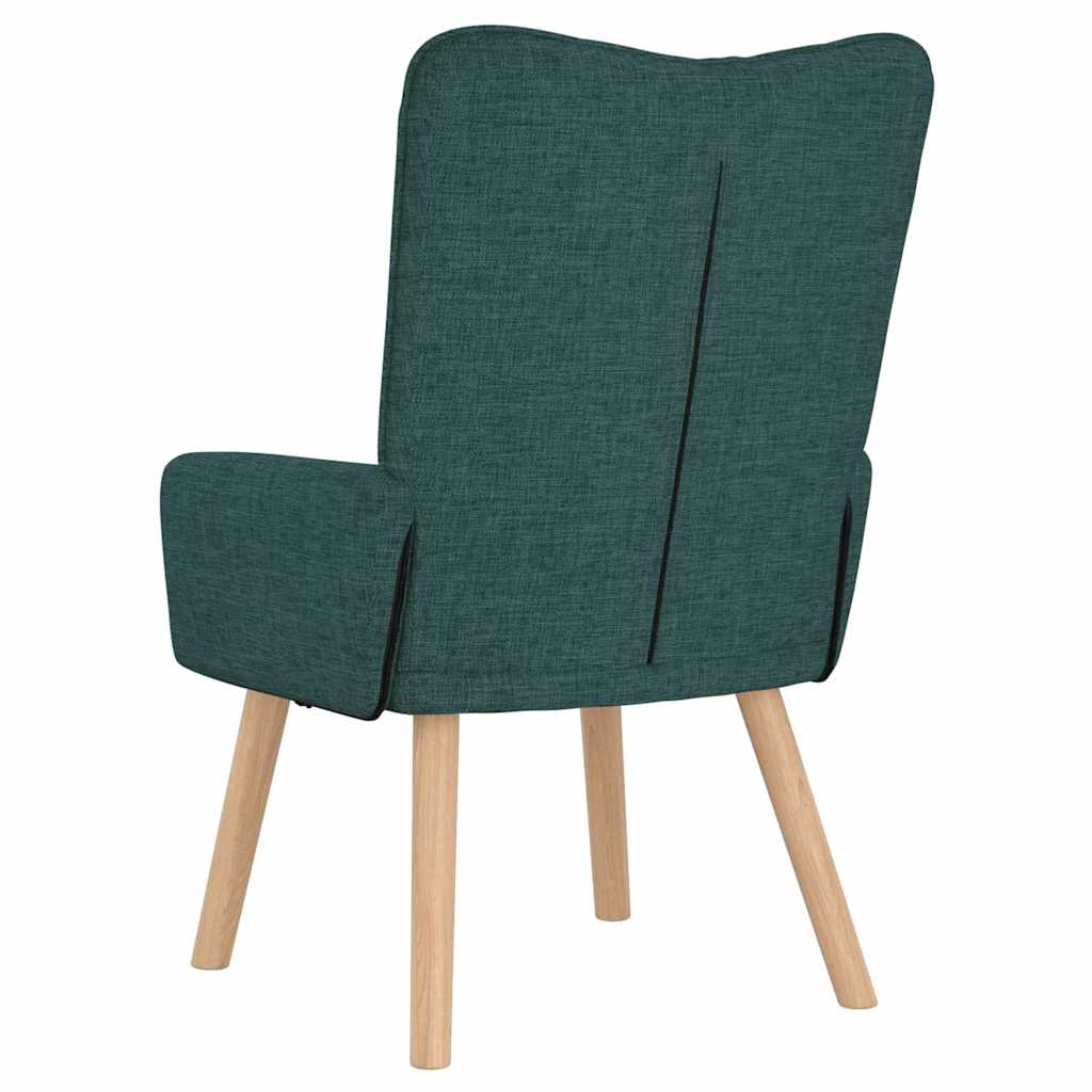 Relaxing Chair Dark green 63 x 67 x 94 cm Fabric