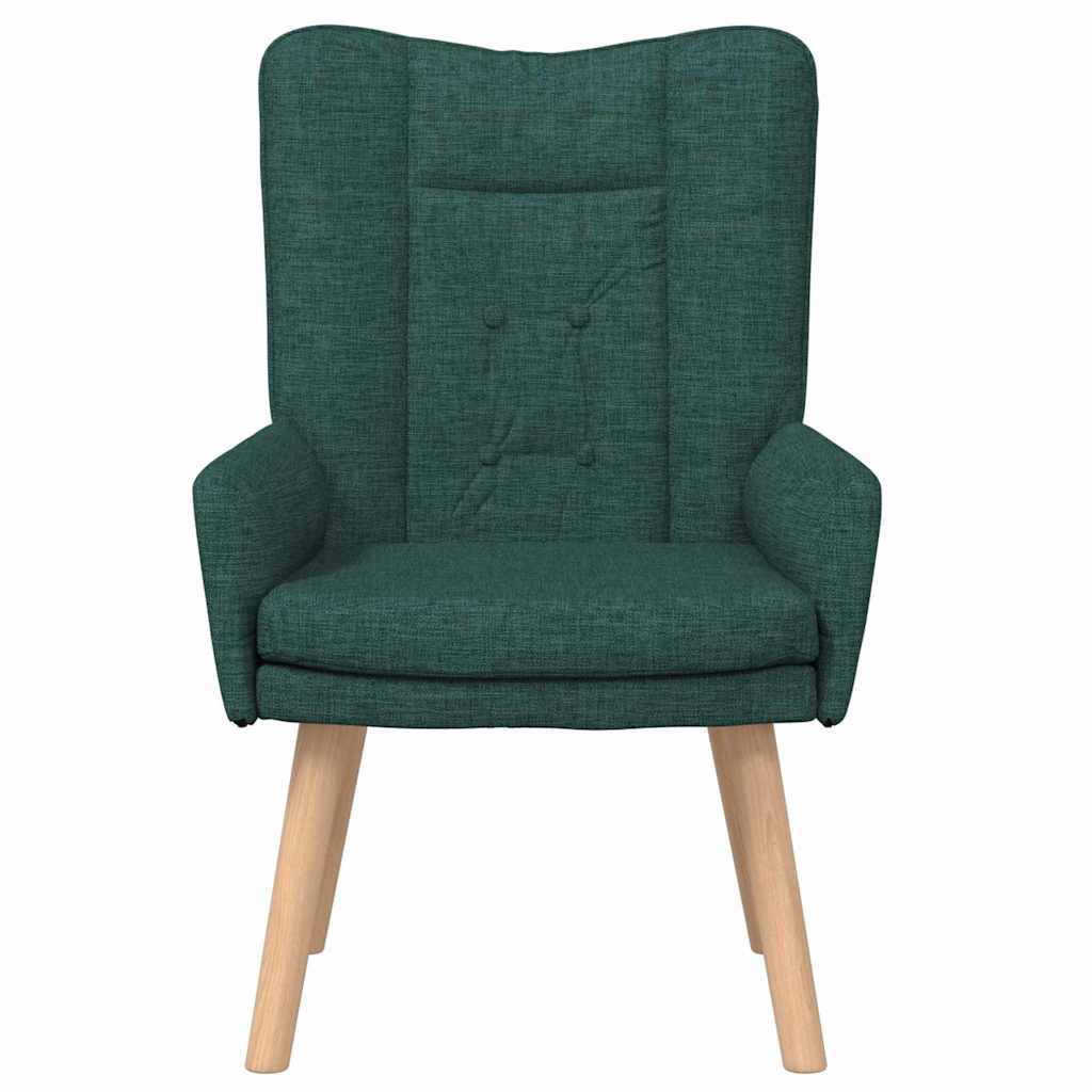 Relaxing Chair Dark green 63 x 67 x 94 cm Fabric