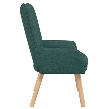 Relaxing Chair Dark green 63 x 67 x 94 cm Fabric