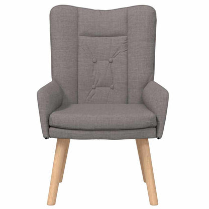 Relaxing Chair Taupe 63 x 67 x 94 cm Fabric