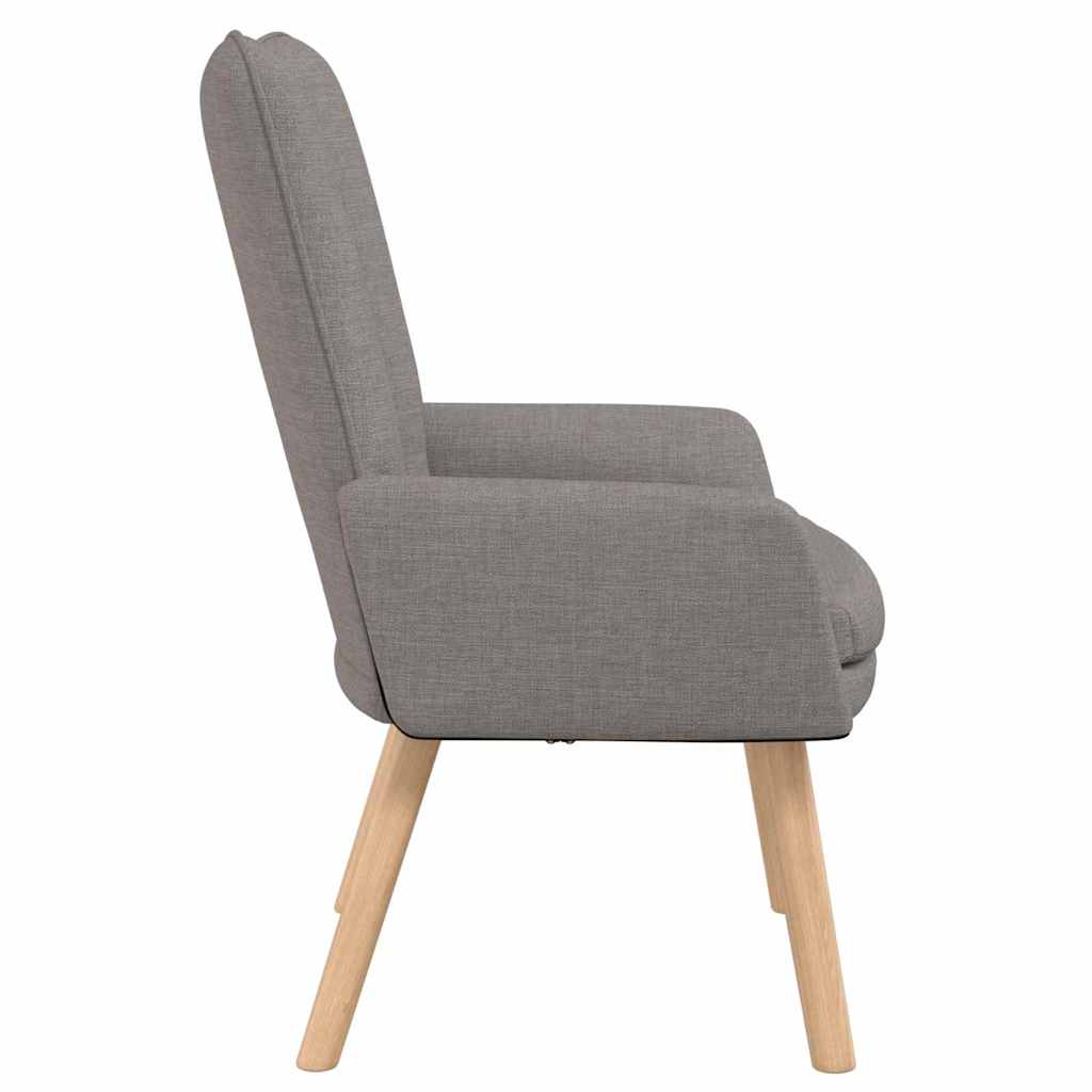 Relaxing Chair Taupe 63 x 67 x 94 cm Fabric