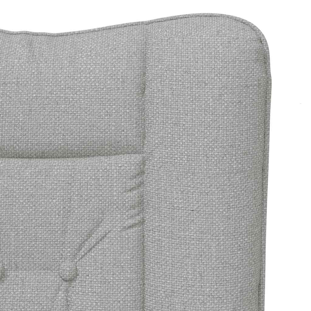 Relaxing Chair Cloud grey 63 x 67 x 94 cm Fabric