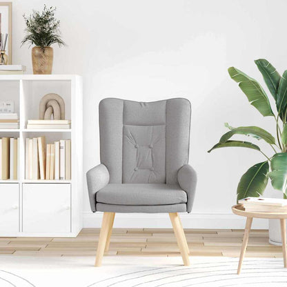 Relaxing Chair Cloud grey 63 x 67 x 94 cm Fabric