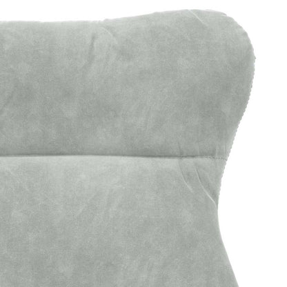Relaxing Chair Light grey 69 x 74 x 93 cm Velvet