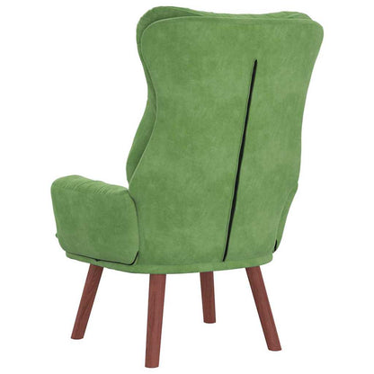 Relaxing Chair Light green 69 x 74 x 93 cm Velvet