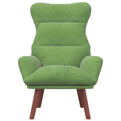 Relaxing Chair Light green 69 x 74 x 93 cm Velvet
