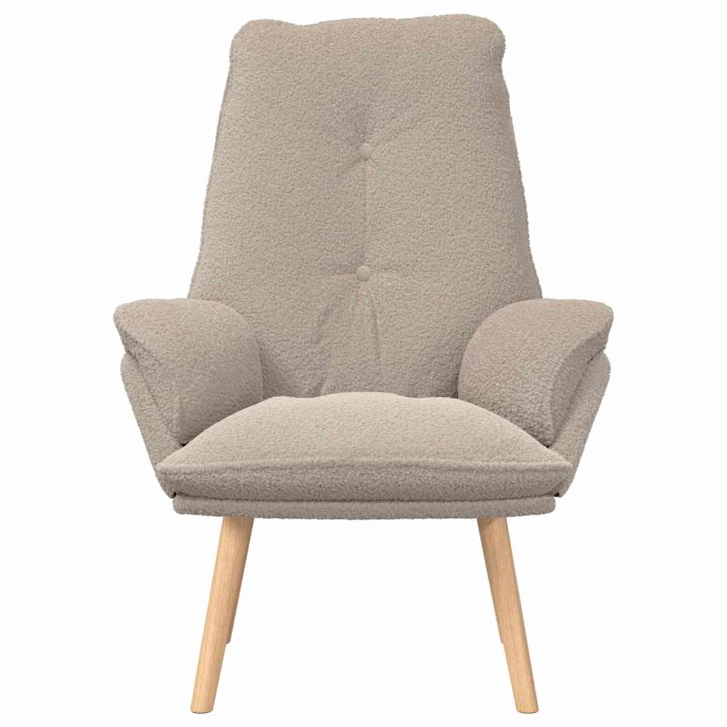 Relaxing Chair Light grey 69 x 74 x 93 cm Fabric
