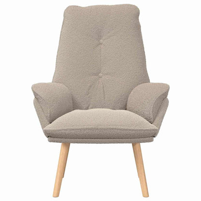 Relaxing Chair Light grey 69 x 74 x 93 cm Fabric
