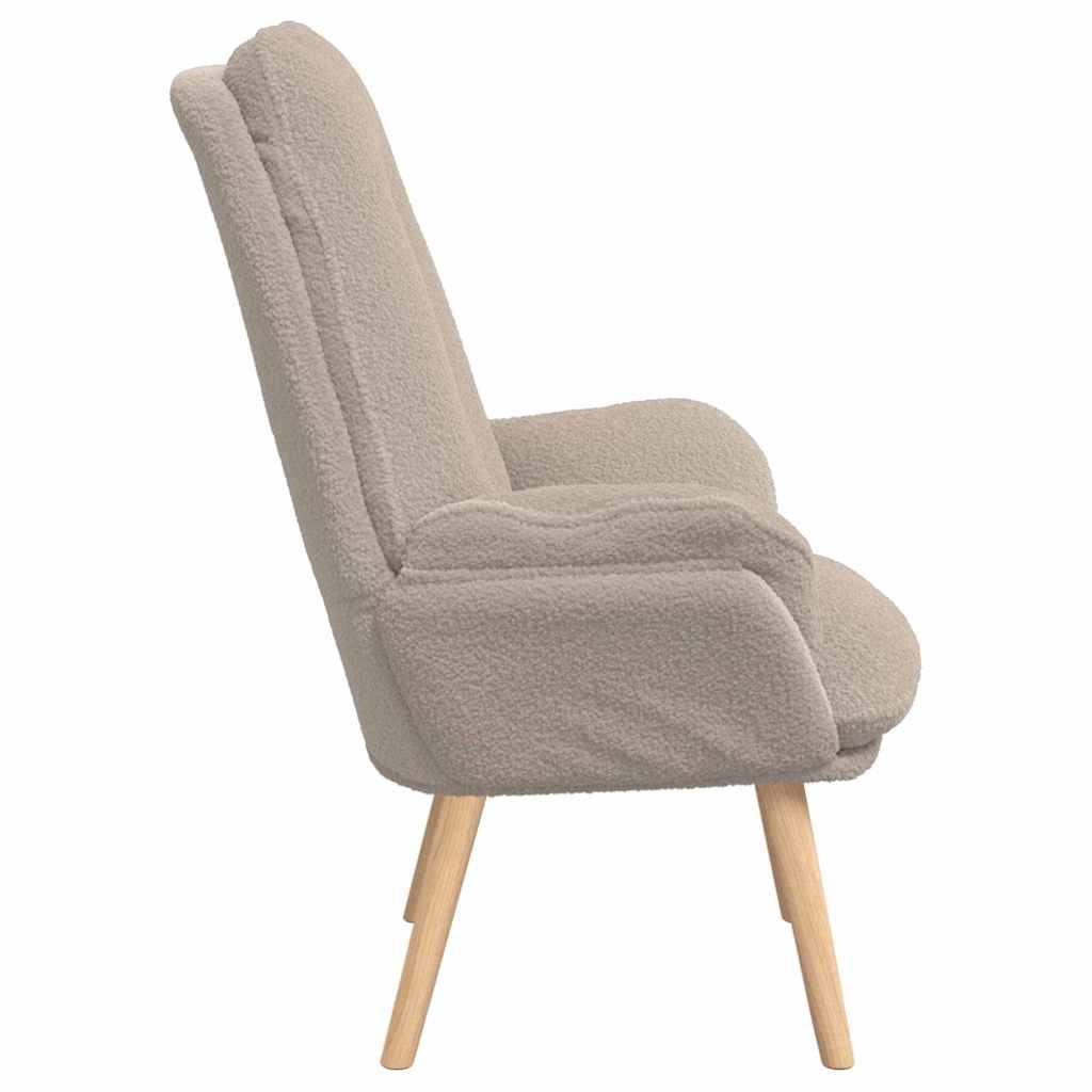 Relaxing Chair Light grey 69 x 74 x 93 cm Fabric
