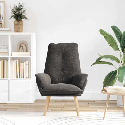 Relaxing Chair Dark grey 69 x 74 x 93 cm Fabric