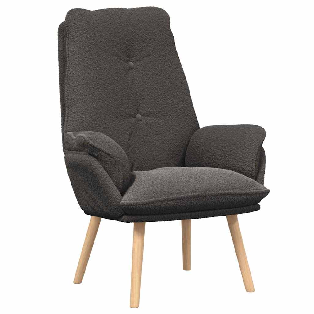 Relaxing Chair Dark grey 69 x 74 x 93 cm Fabric