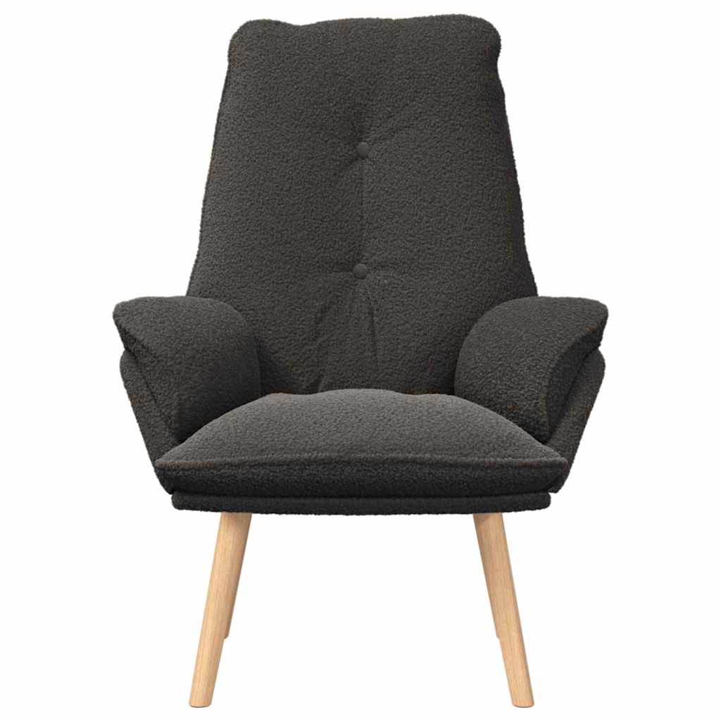 Relaxing Chair Dark grey 69 x 74 x 93 cm Fabric