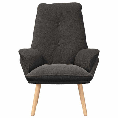 Relaxing Chair Dark grey 69 x 74 x 93 cm Fabric