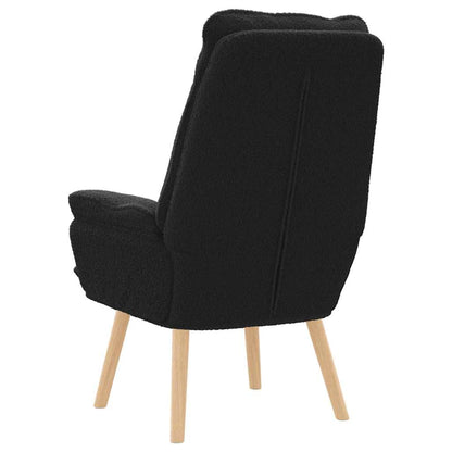 Relaxing Chair Black 69 x 74 x 93 cm Fabric